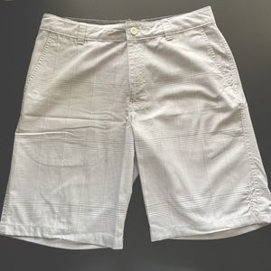 O’Neill light grey plaid shorts